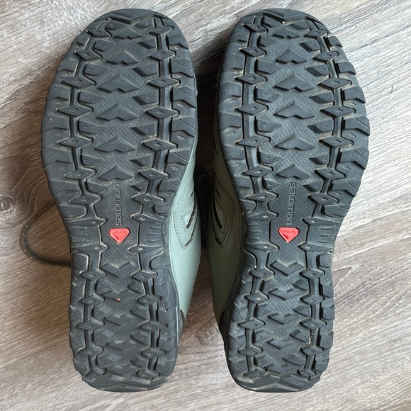 Salomon Eclipse 3 CS Hiking Shoes Waterproof Sage Green Womens‎ 6.5 UK 5 EU 38 - Picture 7 of 9